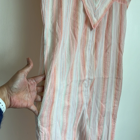 PATTI CAPPALLI VTG Pastel Stripe Jumpsuit Size M - Picture 3 of 7